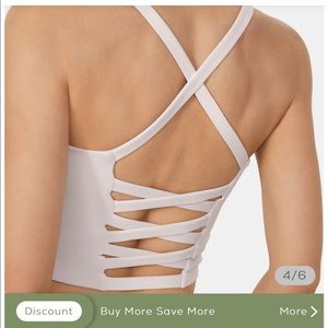 *BRAND NEW, TAGS ON* Cross Back Yoga Crop Tank Size M from Halara